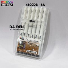 Bộ Bút Line Marvy Uchida Kháng Nước Hộp Nhựa