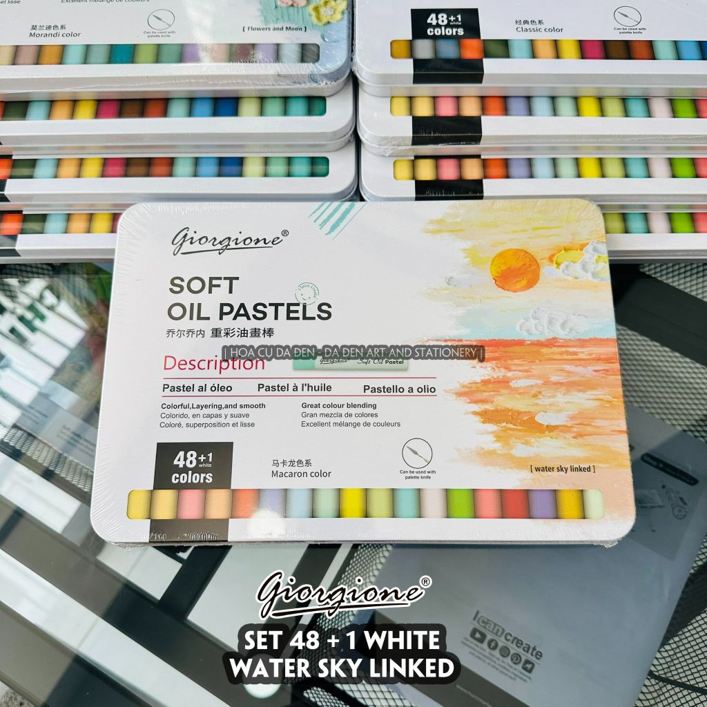 [DA ĐEN] Sáp Dầu Soft Oil Pastels của Giorgione tại Hoạ Cụ DA ĐEN