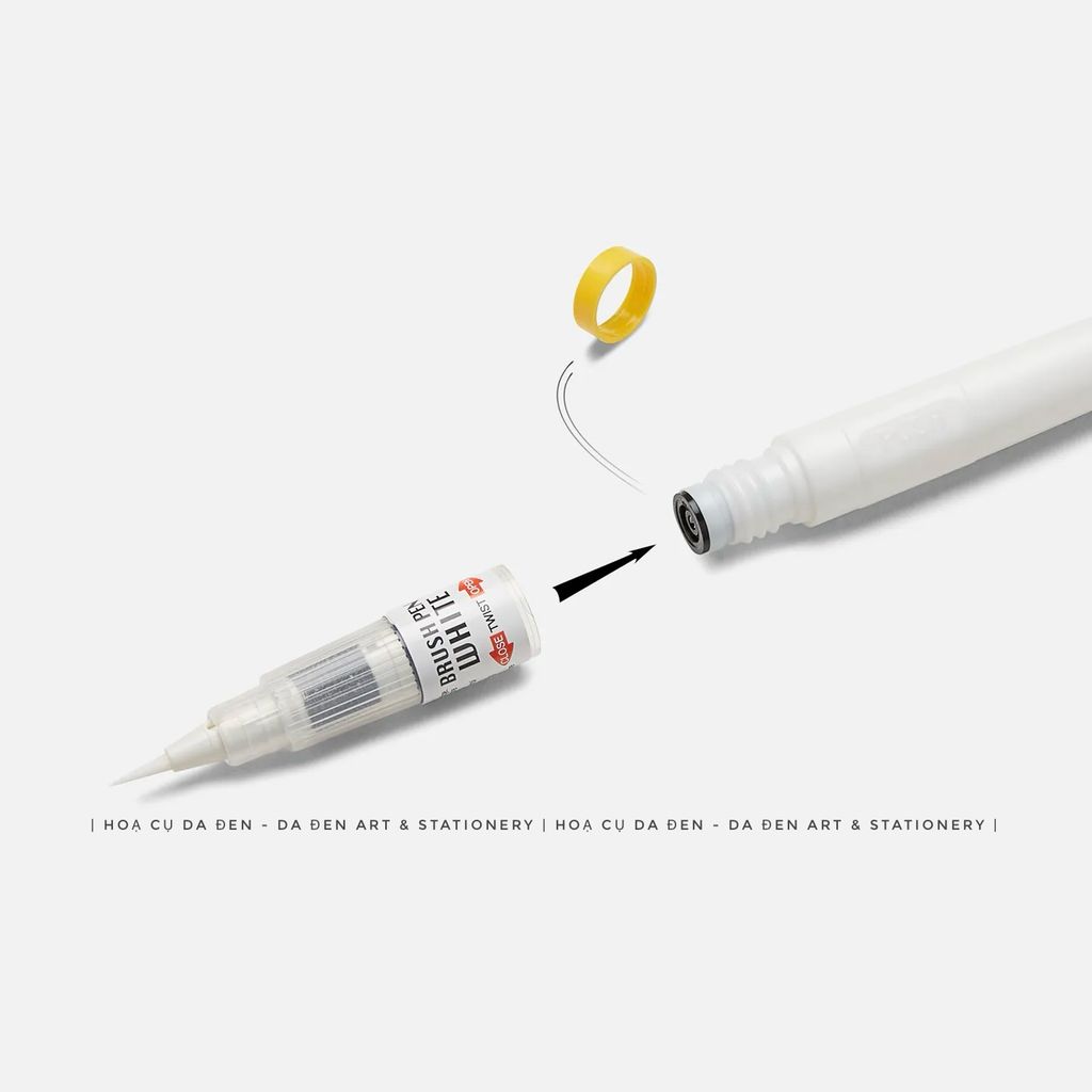 Bút Brush Mực Trắng Kuretake Zig White