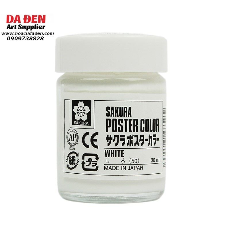 Màu Bột Poster Sakura Màu Lẻ Hủ 30ml Nhật Bản