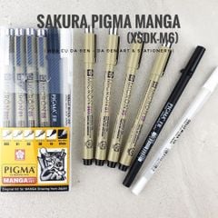 Bộ 6 Bút Vẽ Manga Sakura Pigma (XSDK-M6)