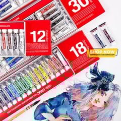 Màu Nước Holbein Artist 24 Màu 5ml (W405)