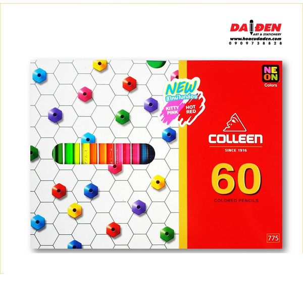 CHÌ MÀU NEON COLLEEN 60 MÀU (NHẬT BẢN)