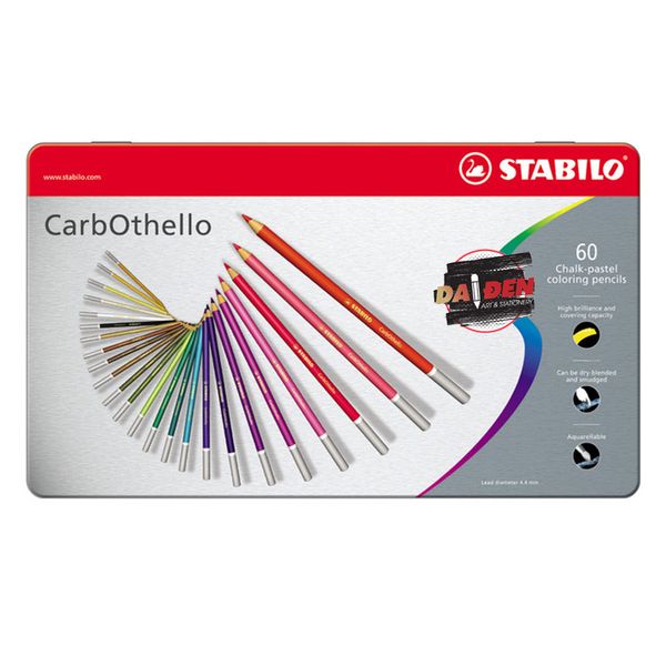 Chì màu đa năng STABILO CARBOTHELLO 60 màu ( Hộp thiếc )