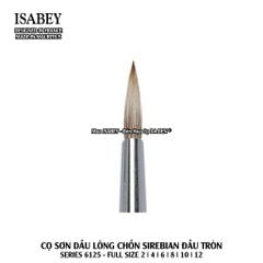[DA ĐEN] Cọ Isabey Sơn Dầu Đầu Tròn Cao Cấp Lông Chồn Siberian - Series 6125