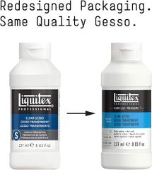 [DA ĐEN] Liquitex Professional Clear Gesso (Sơn lót nền) – 237ml (16Oz)