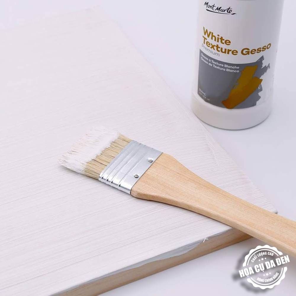 [DA ĐEN] Lớp Lót White Texture Gesso Premium Mont Marte