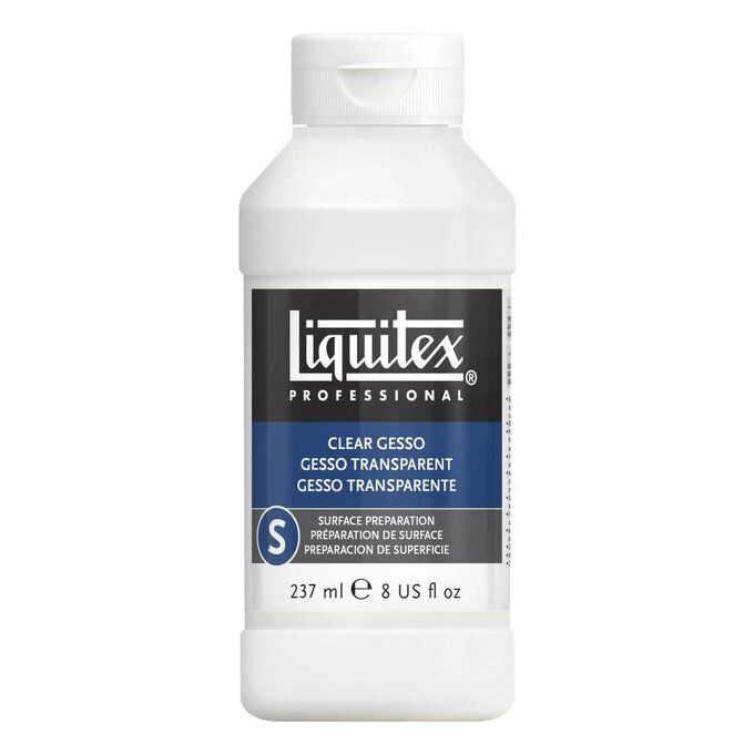 [DA ĐEN] Liquitex Professional Clear Gesso (Sơn lót nền) – 237ml (16Oz)