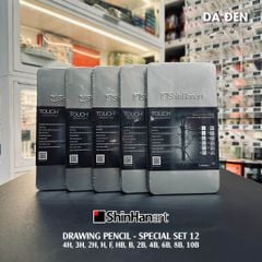 [DA ĐEN] Set 12 Bút Chì Phác Thảo Cao Cấp của Touch Shinhan