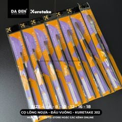 [DA ĐEN] Cọ Lông Ngựa Đầu Vuông Kuretake J02