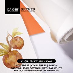 [DA ĐEN] Giấy Arches Cuộn Lớn 1,13m x 9,14m