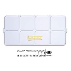 Màu nước SAKURA KOI 60 màu ( dạng nén )