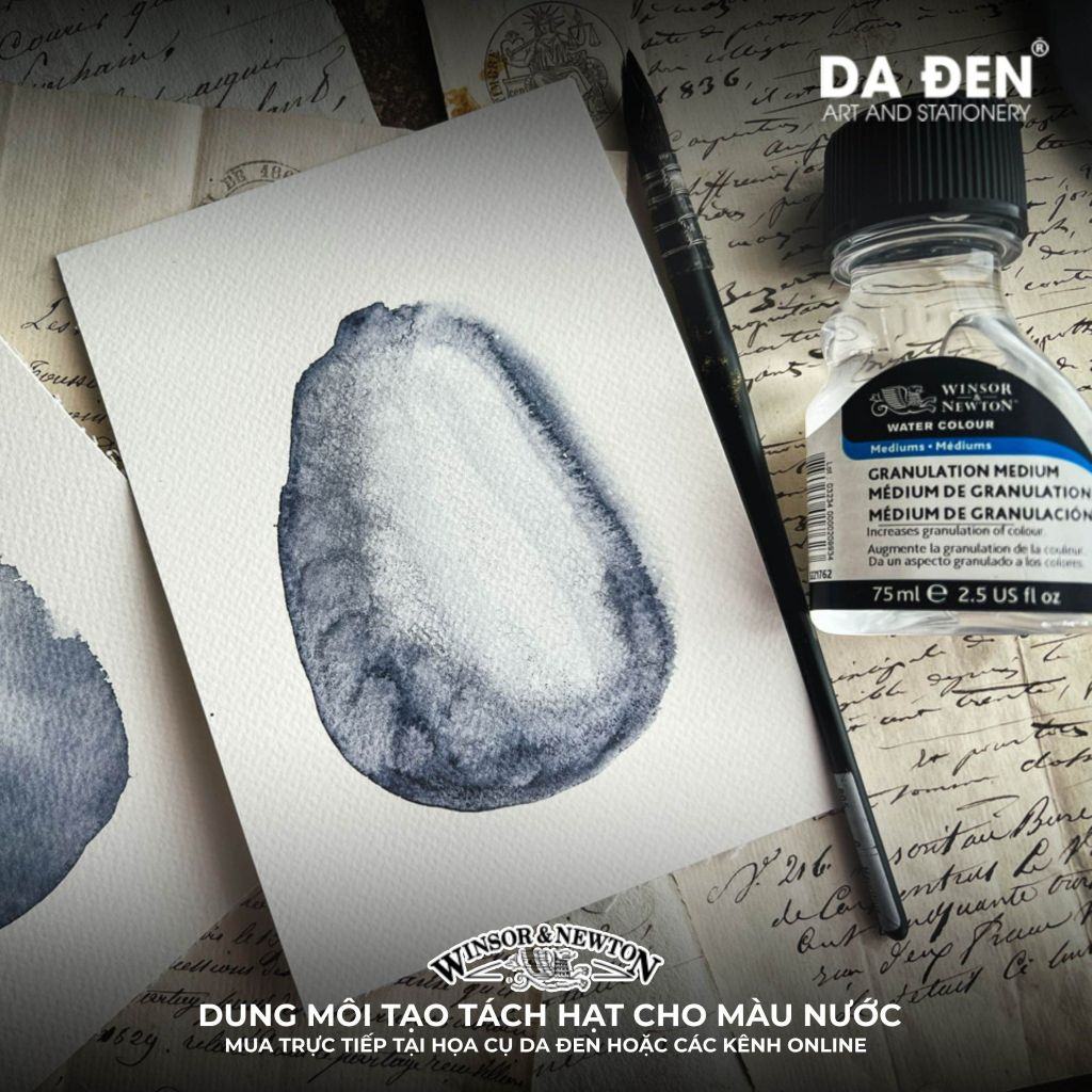 [DA ĐEN - QUẬN 3] Dung Môi Tạo Tách Hạt cho Màu Nước - Granulation Medium của Winsor & Newton 75ml