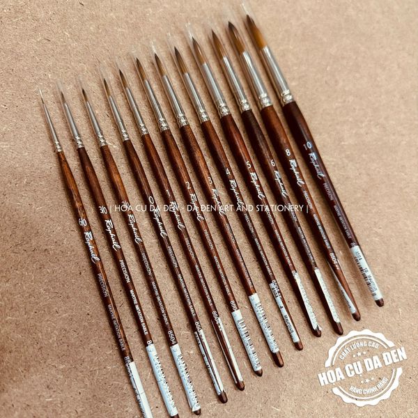 [DA ĐEN] Cọ Tỉa Tròn Raphael 8504 | Raphaël Precision Round Watercolour Brushes Series 8504