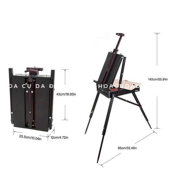 [DA ĐEN] Hộp Đựng Kim Khung Giá Vẽ Mont Marte (MEA0027C)