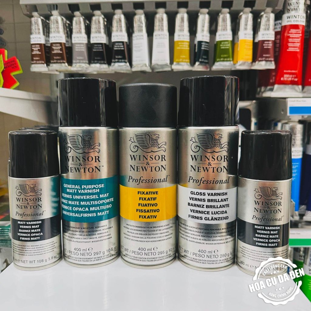 Xịt Bảo Quản Tranh Chì & Phấn Màu của Winsor and Newton - Professional Fixative