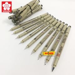 Bút Line Đen Sakura Micron Kháng Nước