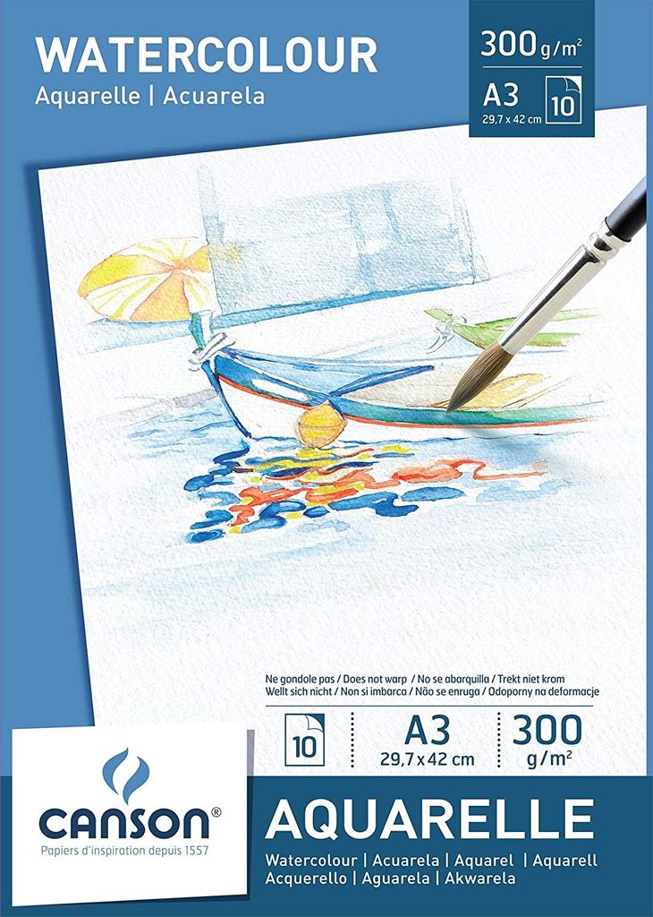 Sổ Canson A3 Aquarelle France 300gsm