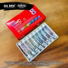Bộ 8 Màu Nước Holbein Nhũ Iridescent Chroma Pearl và CHROMASHINE 5ml