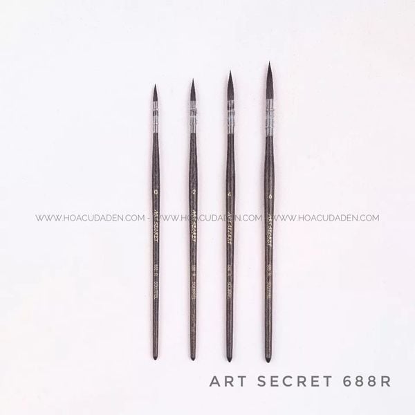 Cọ Lông Sóc Art Secret Quấn Kẽm 688R