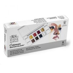 Màu Nước Winsor Newton Cot Man 8 Màu Portraits Kèm Cọ