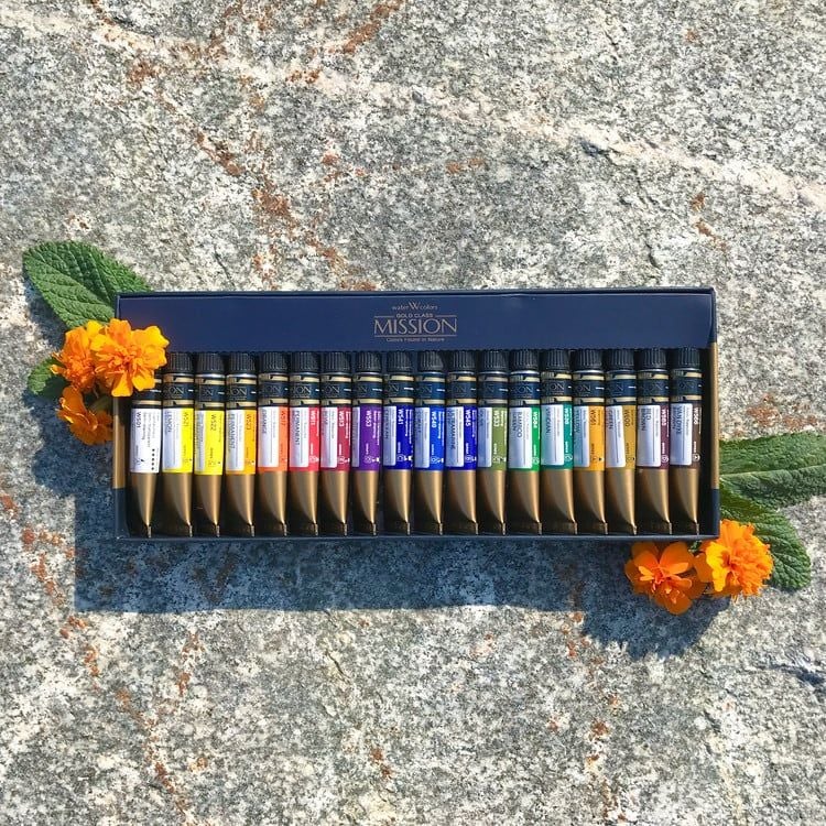 Bộ Màu Nước Mijello Mission Gold Artist 18 Màu x 7ML (MWC-7018)