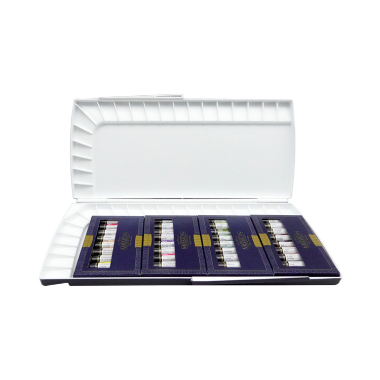 Bộ Màu Nước Mijello Mission Gold Artist 36 Màu x 7ML Kèm Silver Nano Palette (MWCPN-7036)
