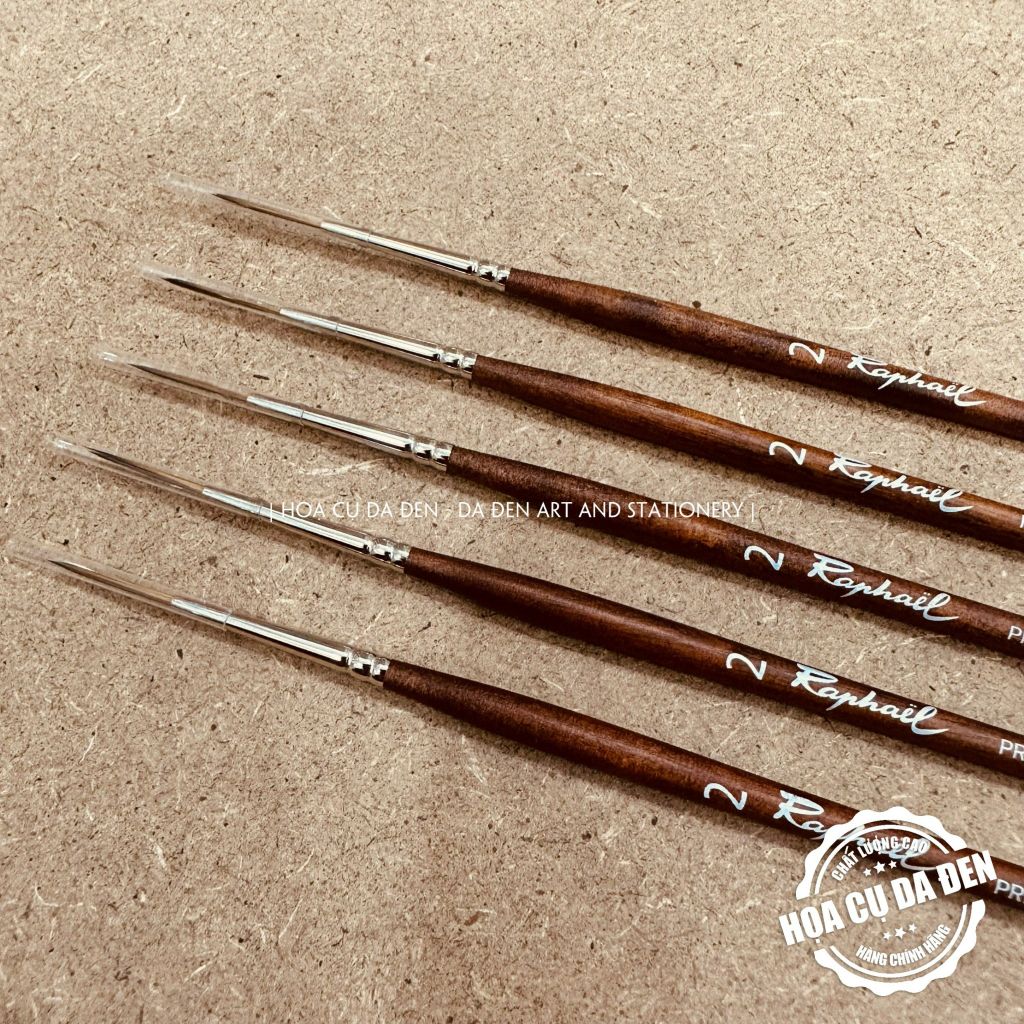 [DA ĐEN] Cọ Tỉa Lông Dài Raphael 8514 | Raphaël Precision Liner Watercolour Brushes Series 8514