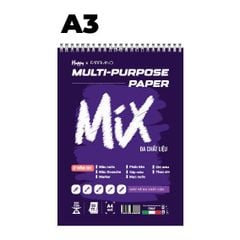 Sổ Vẽ Đa Chất Liệu Happy Multi Purpose 200gsm 30 Tờ