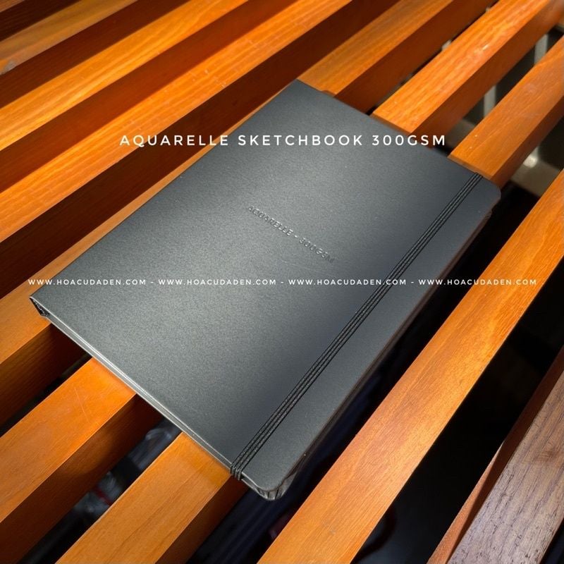 Sổ Vẽ Màu Nước Aquarelle 300gsm A5 | A4 - 32 Tờ Bìa Da