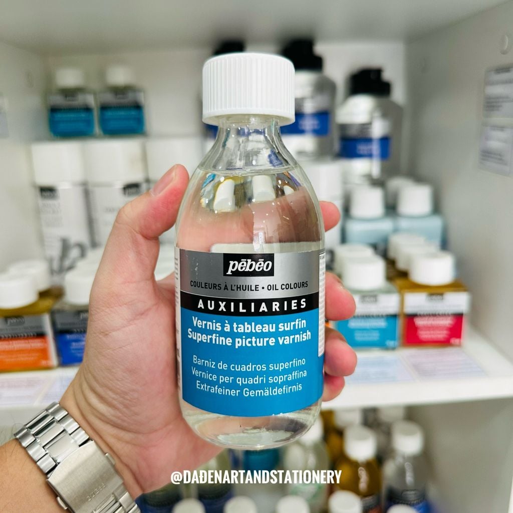 [DA ĐEN] Véc Ni Sơn Dầu - Véc Ni Phủ Bóng Superfine Picture Varnish Pebeo