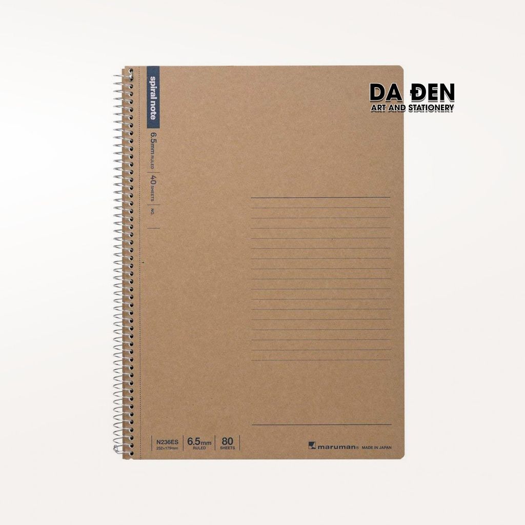 Sổ Maruman SPIRAL NOTEBOOK BASIC Caro Line