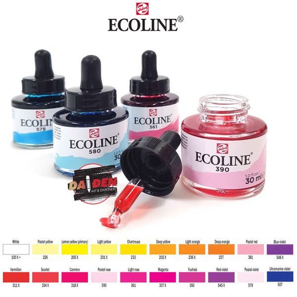 Bảng 1 - Màu Nước Ecoline Talens 30ml