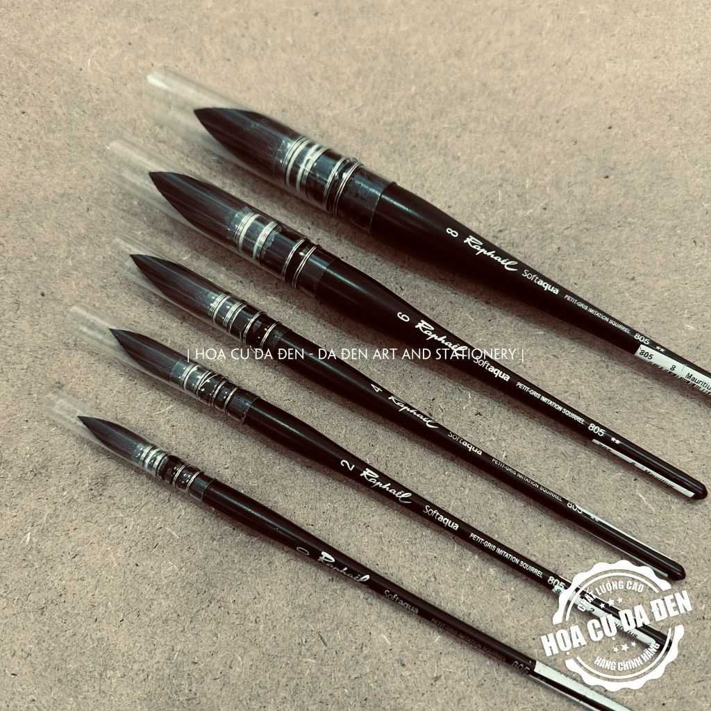 [DA ĐEN] Cọ Mop Raphael SoftAqua Series 805 | Raphaël SoftAqua Wash Brushes series 805