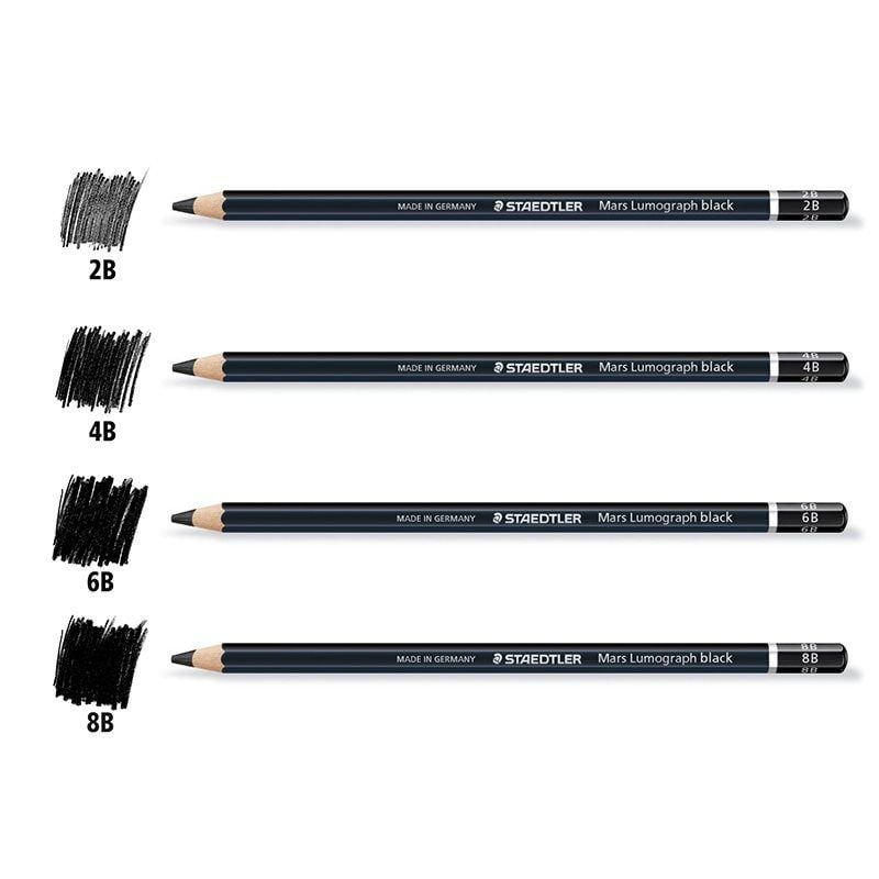 Chì phác thảo STAEDTLER MARS® LUMOGRAPH® BLACK 100B