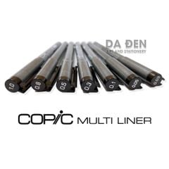 Bút Line Kháng Nước - Kháng Cồn Copic Multiliner - Black