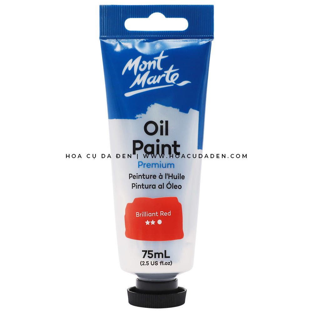 [DA ĐEN] Màu Sơn Dầu - Oil Mont Marte | Tube 75ml