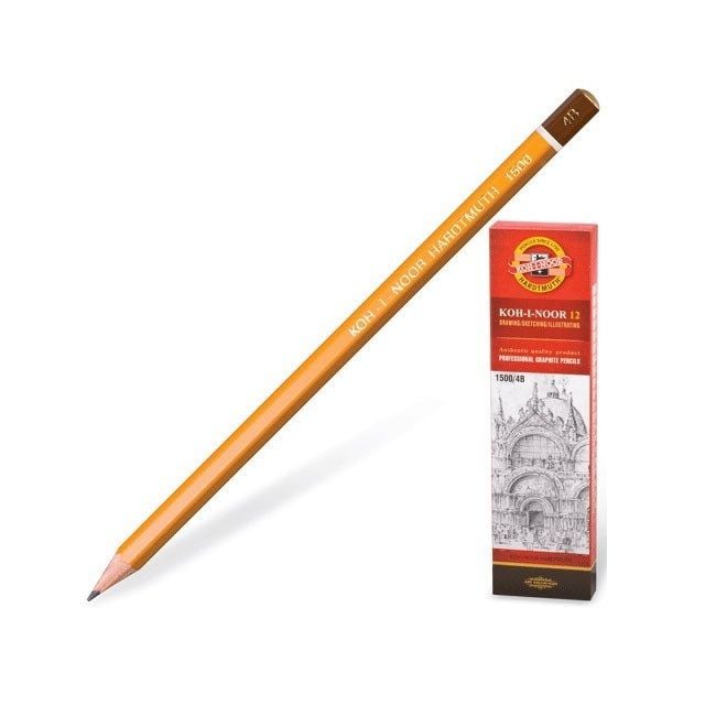 Chì phác thảo Tiệp khắc KOH-I-NOOR 1500 (chọn size)