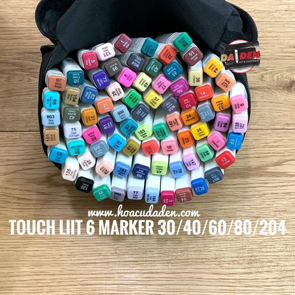 Touch Liit 6 30/40/60/80/204 màu Túi vải