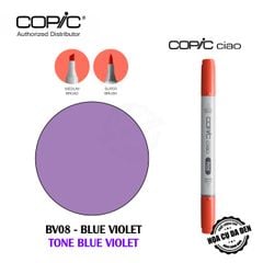 [DA ĐEN] Bút Marker Copic Ciao Lẻ Cao Cấp - Tone Blue Violet