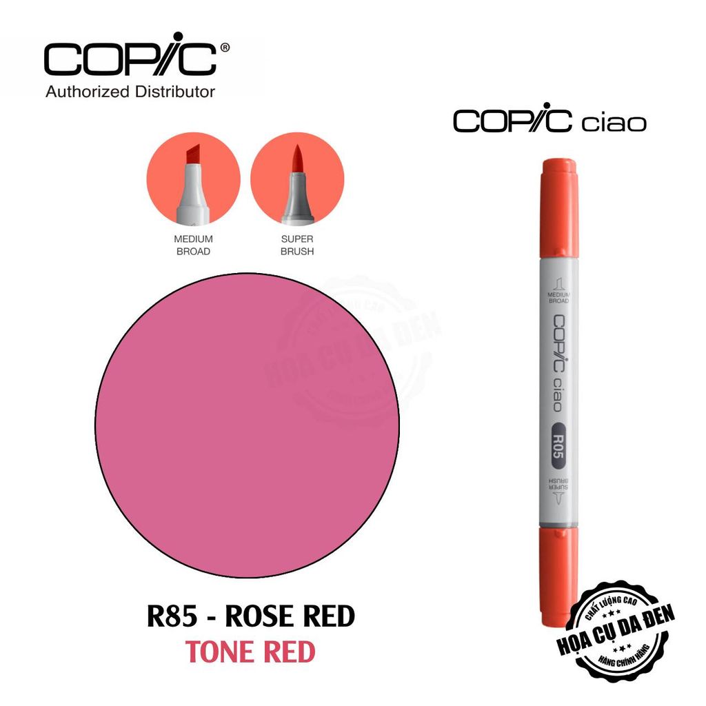 [DA ĐEN] Tone Red - Bút Marker Copic Ciao Lẻ Cao Cấp