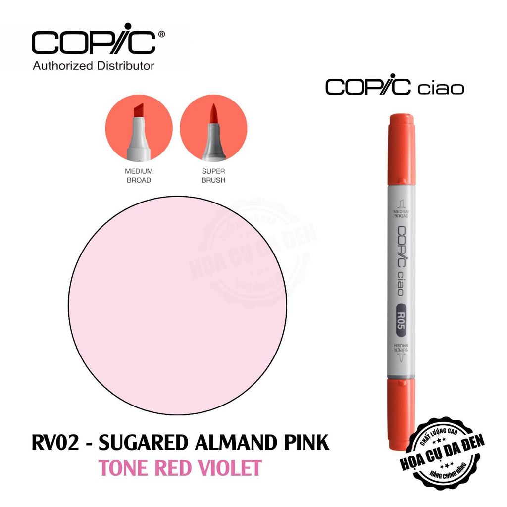 [DA ĐEN] Tone Red Violet - Bút Marker Copic Ciao Lẻ Cao Cấp