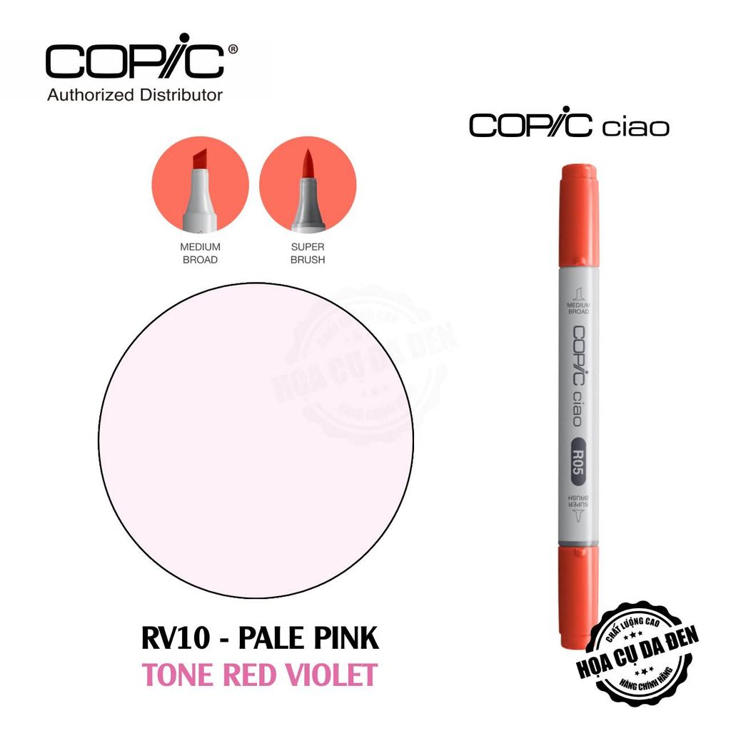 [DA ĐEN] Tone Red Violet - Bút Marker Copic Ciao Lẻ Cao Cấp