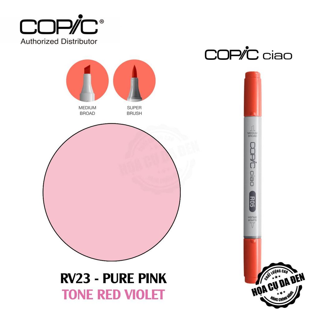 [DA ĐEN] Tone Red Violet - Bút Marker Copic Ciao Lẻ Cao Cấp
