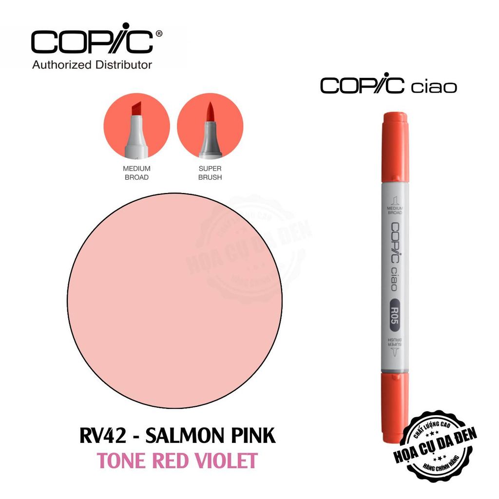[DA ĐEN] Tone Red Violet - Bút Marker Copic Ciao Lẻ Cao Cấp
