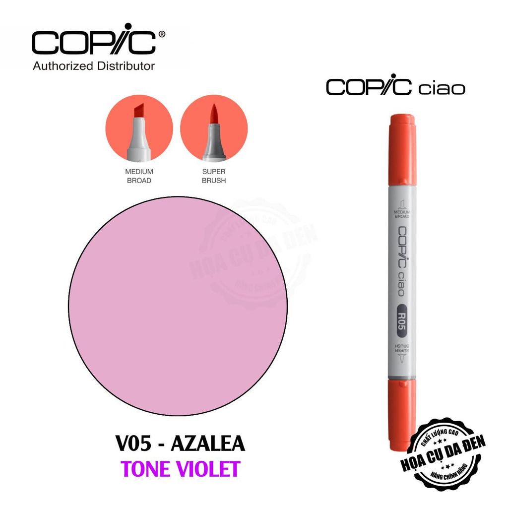 [DA ĐEN] Bút Marker Copic Ciao Lẻ Cao Cấp - Tone Violet