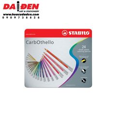 CHÌ MÀU ĐA NĂNG STABILO CARBOTHELLO 24 MÀU (HỘP THIẾC)