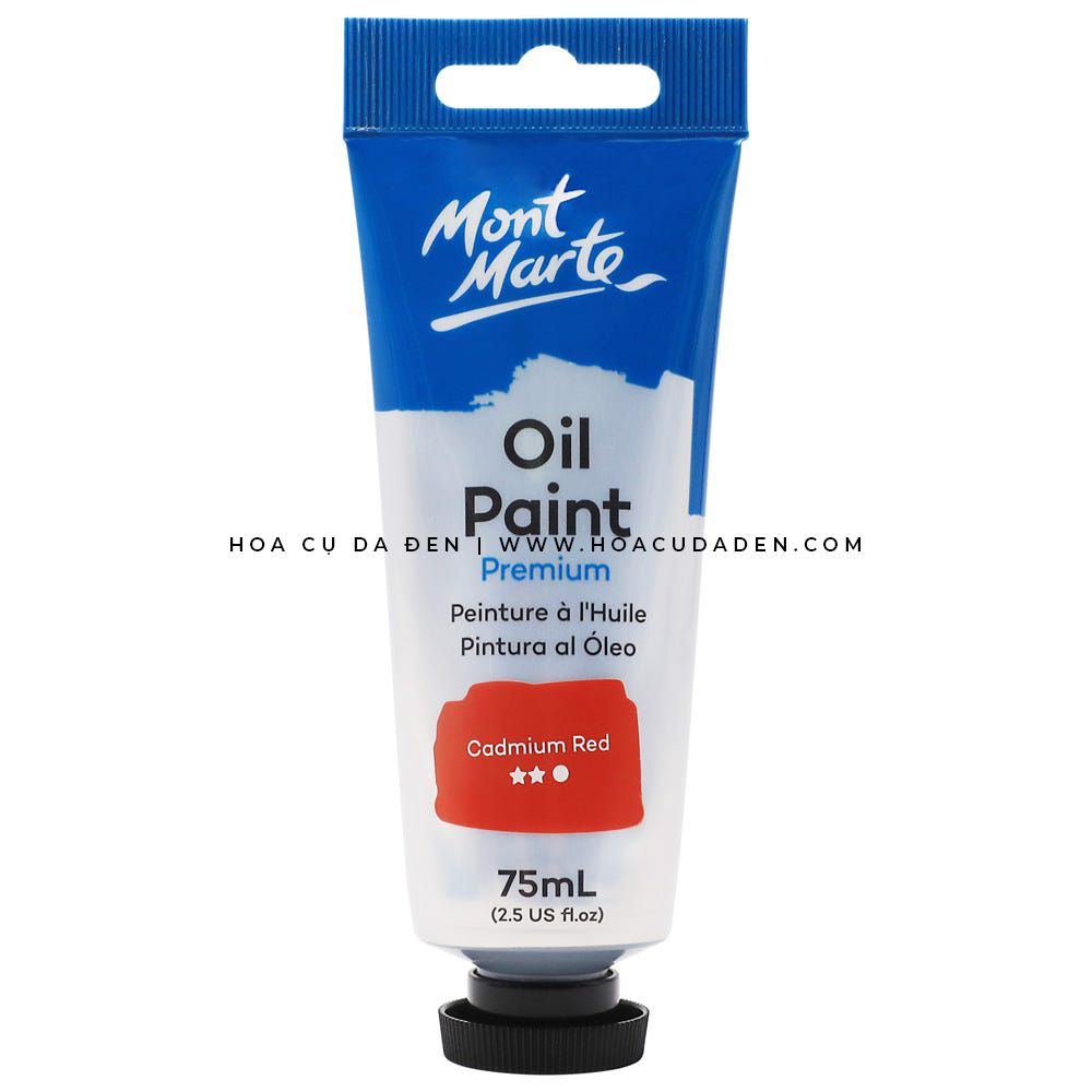 [DA ĐEN] Màu Sơn Dầu - Oil Mont Marte | Tube 75ml