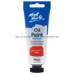 [DA ĐEN] Màu Sơn Dầu - Oil Mont Marte | Tube 75ml