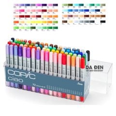 Set A - Bút Marker Cao Cấp Copic Ciao 72 Màu (CI-72A)